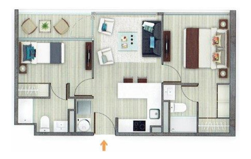 Arriendo Departamento 2D Alto Las Condes - Las Condes